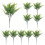 10pcs Artificial Boston Fern Plastic Hanging Greenery Home Decor 1