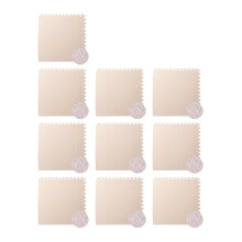 (As show, One size) 10pcs Sports Mat Shatter-resistant Leaf Veins Solid Color Gym Home Protective Flooring Yoga Mat Daily Use Kaesi