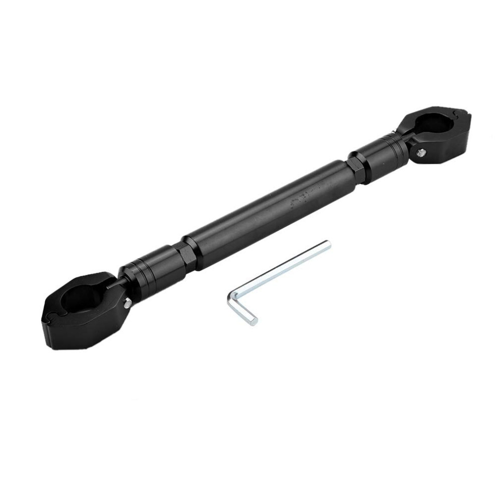 Aramox Motorcycle Balance Bar Universal 22Mm Aluminum Alloy Cross Bar Handlebar Motorbike Reinforce Lever Accessories (Black) Black 717444931240