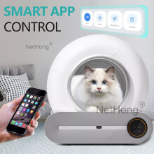 Smart Cat Litter Box Automatic Self-Cleaning WiFi APP for Multi Cats