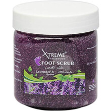 Xtreme Collection Lavender & Menthol Foot Scrub 500ml Exfoliating & Refreshing Foot Care for Dry, Cracked Heels |Softens, Smooths & Revives Tired Feet