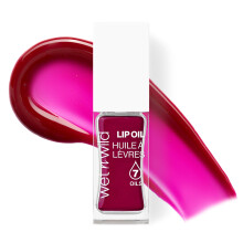 Wet N Wild Lip Oil - Letvægts ikke -klæbrig fugtning og nærende formel med 7 konditioneringsolier Vegansk og grusomhedsfrit - Merlot Glass