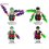 4PCS One Piece Minifigure Building Blocks Fits Lego 1