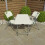 (2 Chair) 4ft Folding Table and Folding Chairs Set Multi Use 2