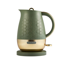 Morphy Richards Cassini Kettle in Olivine Green & Gold