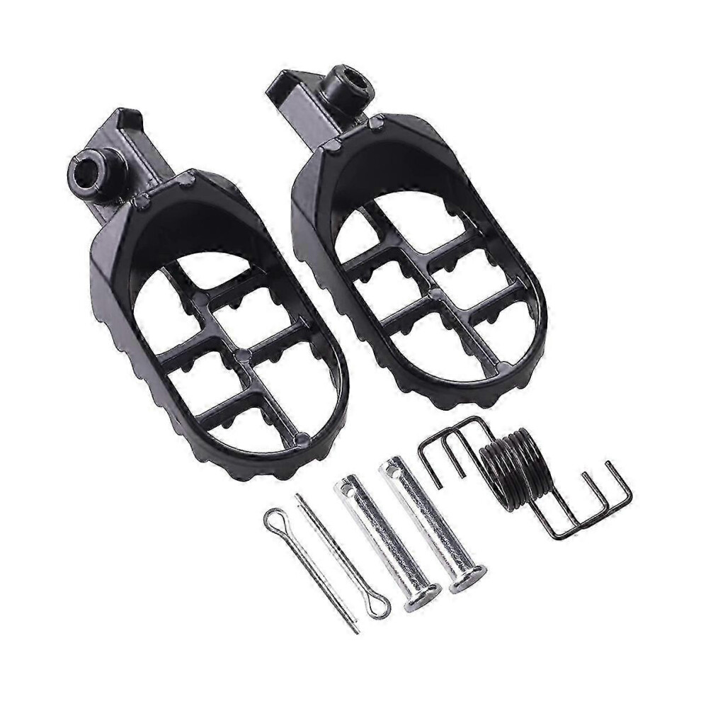 (As Show, One Size) Dirt Bike Foot Pegs, Footpegs Pedals Compatible With Baja Compatible With Pw50 1981-2021 Pw80 1983-2006 4909775765007