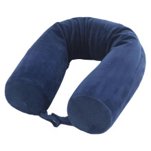 (As show, One size) Travel Pillow Soft Comfortable Ergonomic Relieve Fatigue Memory Foam Stuffed U Shape Head Rest Cushion Household Supplies Kaesi