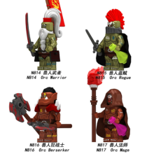 4pcs Roman Soldiers Castle Knight Mini Figures Fit Lego