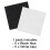 Floor Tile Plain 30.5x30.5cm Black & White 10 Tiles Per Pack 3