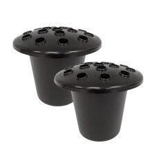 Graveside Flower Vase Holder With Lid Graveside Memorial Decoration Outdoo