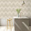 Prestigious Cream Gold Geometric Pattern Durable Paste The Wall Wallpaper 4