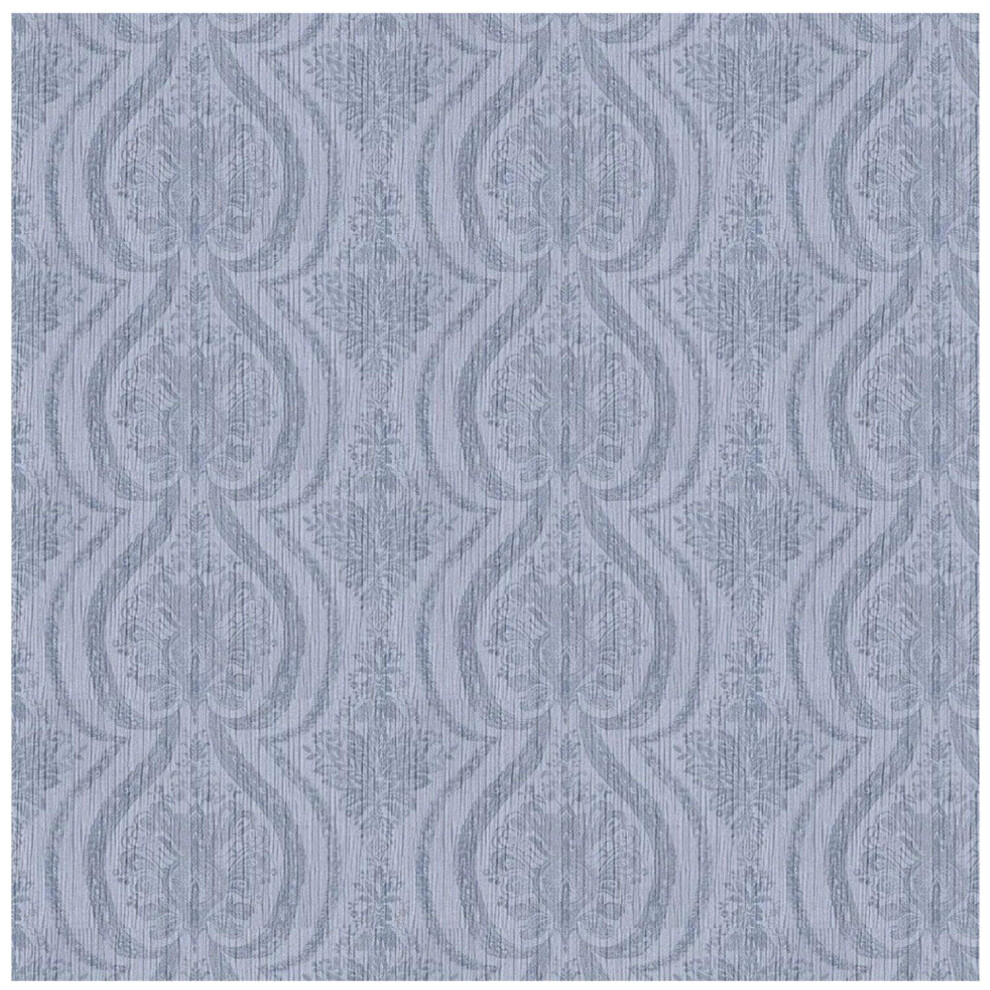 Elegant Damask Wallpaper Beige Grey Silver Ornate Scroll Paste The Paper 5050599190854