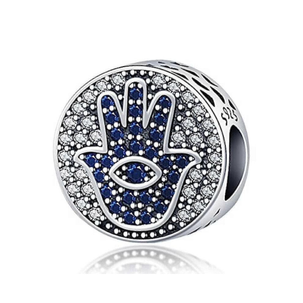 925 Sterling Silver Charm for Pandora Bracelets Evil Eye Travel Dangle Charms for European Bracelets Necklace Pendant Beads Jewelry Gift for Woman Tee