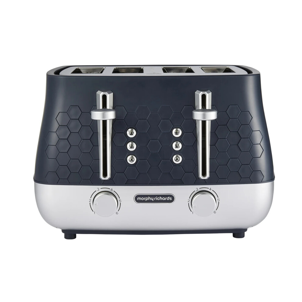 Morphy Richards Cassini Toaster in Outer Space Blue & Silver