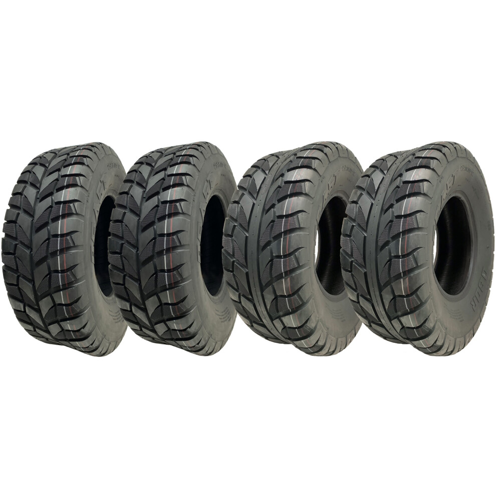 25x10.00-12 & 25x8.00-12 ATV Tyres 6ply WP08 OBOR Beast Road Legal (Set of 2&2)-image-OPC-PF8BY5Z-NEW