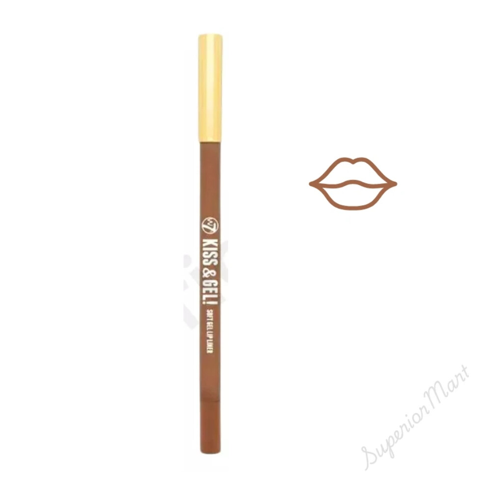 W7 Twist Up Lip Liner Gel Retractable Pencil Kiss & Gel - Spice