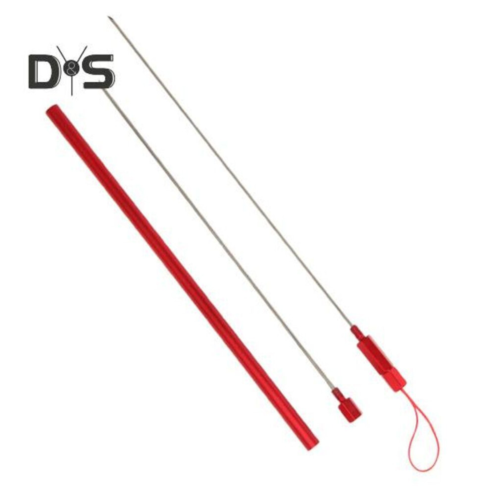 (red) 1 Set Fish Venting Needle Heavy Duty Deep Sea Fish Exhaust Hollow Needle Driller Freshwater Saltwater Fishing Accessories
