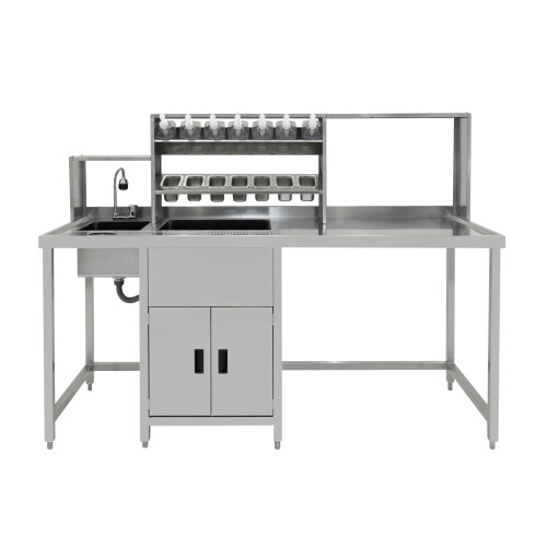 (Workstation Only) Bubble Tea Workbench Boba Drink Prep Station
