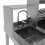 (Workstation Only) Bubble Tea Workbench Boba Drink Prep Station 7