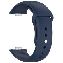 Watch Strap Watch Band for HUAWEI Watch Fit3 Strap Accessories Reverse Buckle Silicone Strap Push Button (Midnight Blue)