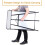Tripod Whiteboard Magnetic Standing Flip chart Easel 4