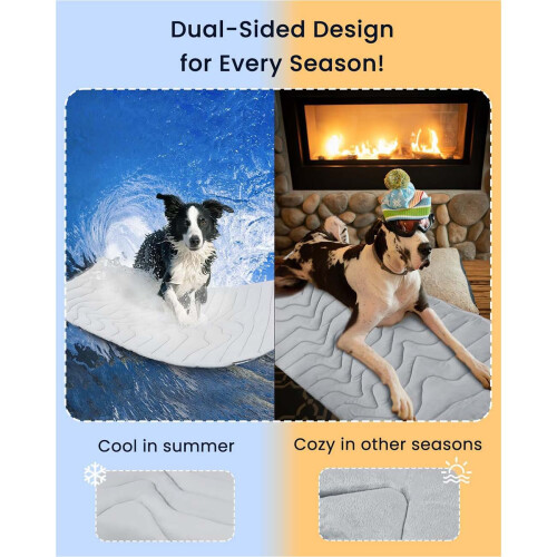 (L) Summer dog and cat cold sleeping mat 2