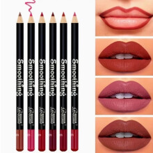 6X Lip liner Pencil Waterproof Smooth 24 Hr Long Lasting Red Shades