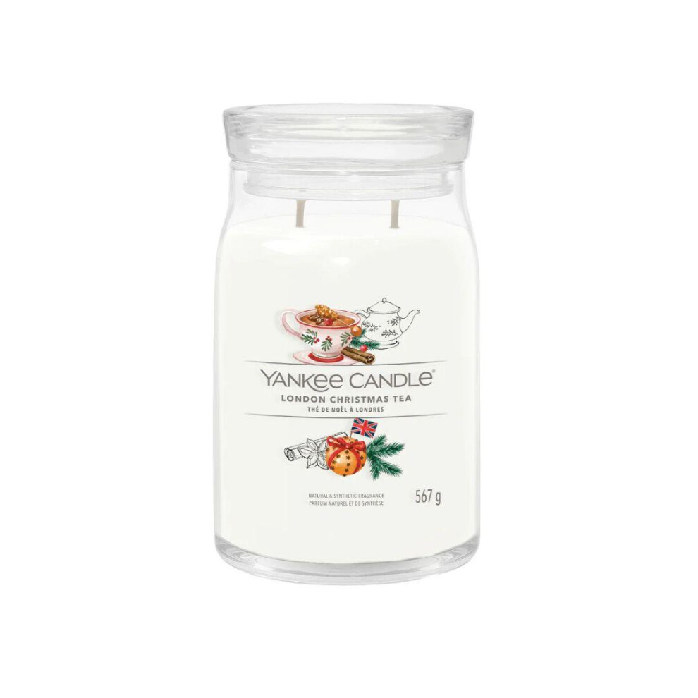 Yankee Candle Signature London Christmas Tea Large Jar 567g