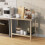 2 Tier Commercial Stainless Steel Kitchen Prep and Work Table Catering Table 90cm 2