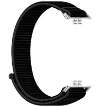 Watch Strap Watch Band for Honor Pro Choice ROSSINI 2i Magic Stick Woven Nylon Fabric (Black)