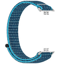 Watch Strap Watch Band for Honor Pro Choice ROSSINI 2i Magic Stick Woven Nylon Fabric (Navy Blue)