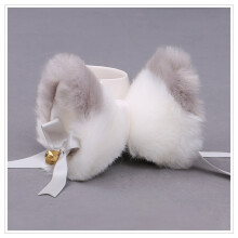 (2pcs5) Handgemachte Plüsch Niedliche Lolita Kopfbedeckung Katzenohren Haarnadel Fuchsohren Haarnadel Helm Dekoration