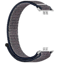 Watch Strap Watch Band for Honor Pro Choice ROSSINI 2i Magic Stick Woven Nylon Fabric (Midnight Blue)