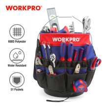 (51 PocketsChina) 5-Gallonen-Eimer, Werkzeug-Organizer, Bucket Boss-Werkzeugtasche mit 51 Taschen, passend für