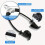 1PC Ergonomisches Trizeps-Seilgriff, der zum Muskeltraining-Pulldown-Seilgriff, Krafttraining verwendet wird 2