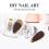 (As show, One size) 500pcs Nail Tips Quick Extension Transparent Press On False Nails Tips 3