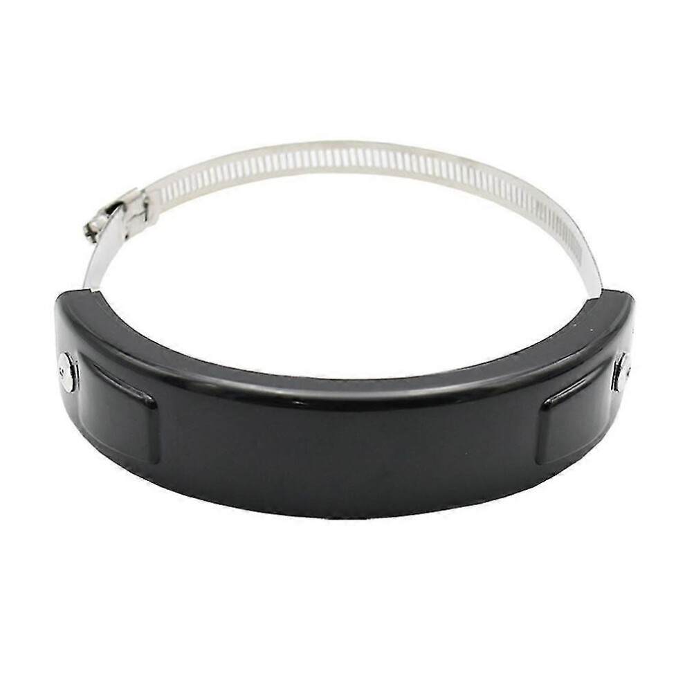 (As Show, One Size) Motorcycle Exhaust Protector 100Mm-160Mm Oval Can Cover Round 6909775955550