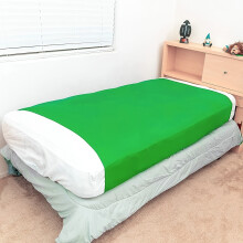 (Green, L:147*136cm) Pressure-Sensitive Elastic Bed Sheet, One Item | Aids Sleep, Available in Four Sizes, Suitable for Home Use And Travel