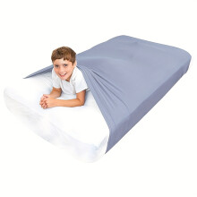 (grey, L:147*136cm) Pressure-Sensitive Elastic Bed Sheet, One Item | Aids Sleep, Available in Four Sizes, Suitable for Home Use And Travel