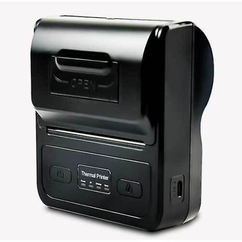 (As show, One size) 80mm Small Ticket Portable Micro Handheld Thermal Printer 2