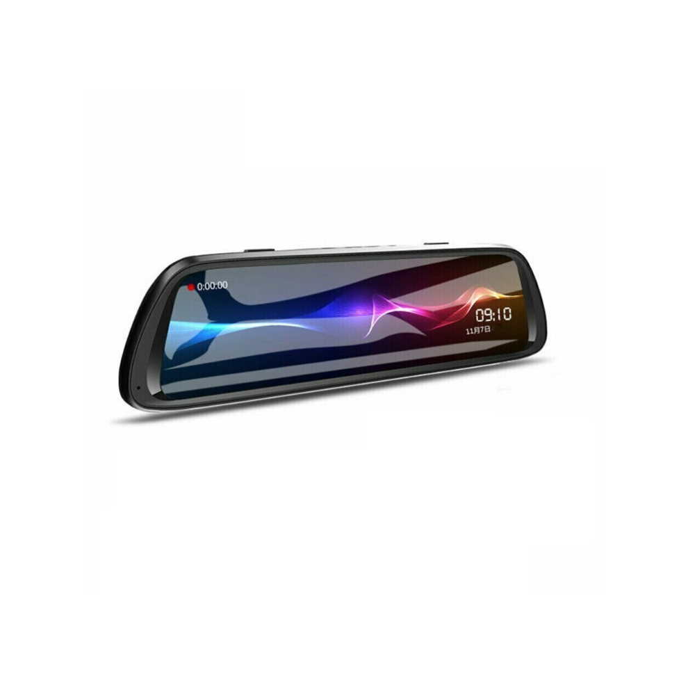 10" Lcd Car Dvr Touch Dash Cam Rearview Mirror 1080P Fhd Camera Video Recorder 699997528491