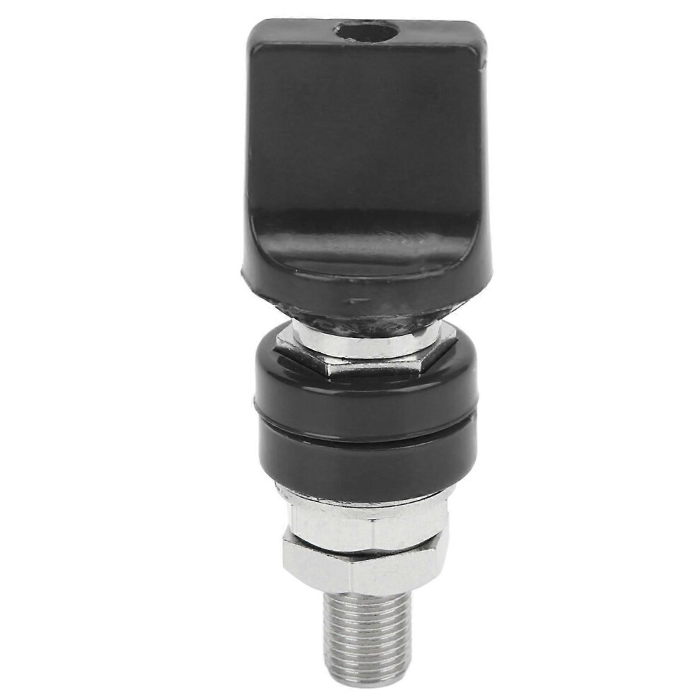 (As Show, One Size) Binding Post Wire Terminal Connector M10 Thread 100A Large Current For 4Mm Banana Plugblack 6909775552476