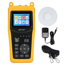 (As show, One size) Satellite Finder Meter Handheld Portable 2.4in TFT LCD Digital Satellite Detector with Compass for O