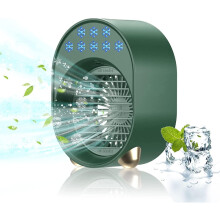 (As show, One size) Mini Portable Air Conditioner, Quiet Bedroom Fan, Quiet Mobile Air Conditioner, USB Rechargeable Por