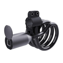 (As show, One size) Smart Fingerprint Bicycle Lock Anti-theft Bicycle Unlock Fingerprint Padlock