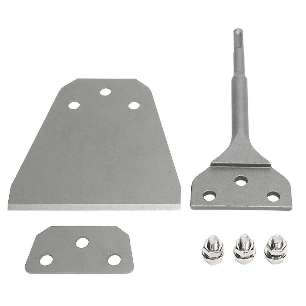 (As Show, One Size) 5Inch Wide Floor Chisel Bit Heavy Duty Tile Grout Thinset Removal Floor Scraper For Adhesives 6909775982365