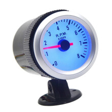 (As show, One size) Tachometer Tach Gauge With Holder Cup