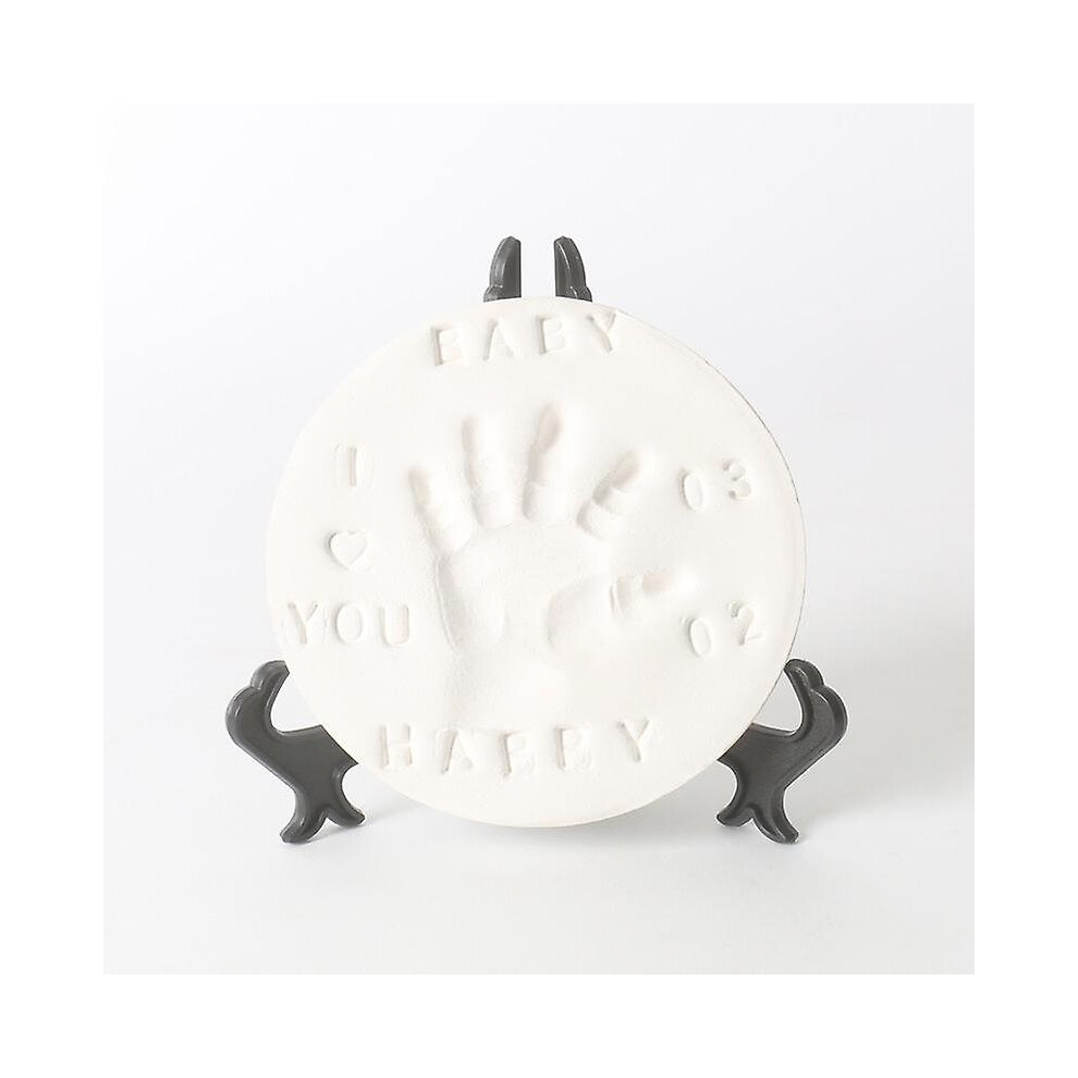 (As show, One size) Baby Handprint Ornament Keepsake Kit - Personalized Newborn Ornaments - Baby Art Keepsake Kit Easel
