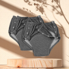 (2 Pack [L Size]) Pack of 1/Pack of 2 Adult Side-Open Underwear, Crotch Layer with High Quality Lining, Easy-to-Wear Snap Buttons on Both Sides