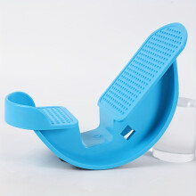 (Blue Stretching Wheel Step) 1pc Stretching Wheel - Leg Trainer with Manual Resistance, Non-Electric, Plastic Material, Professional Equipment for Home Fitness / Physical